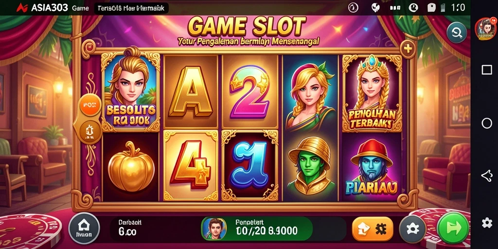 Tampilan gameplay ASIA303 dengan mesin Slot yang memukau.