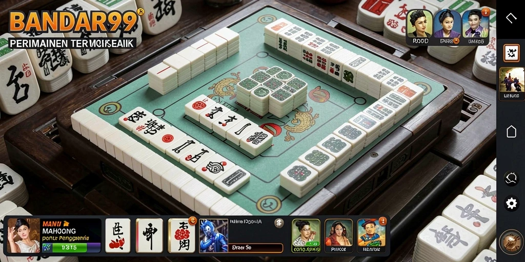 Screenshot gameplay Mahjong yang menarik dan seru.