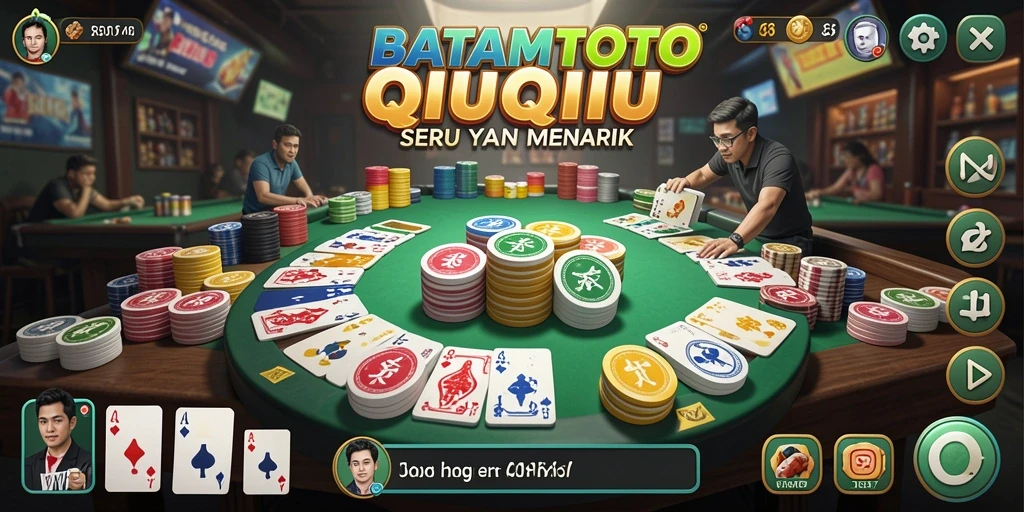 Tampilan gameplay QiuQiu yang mendebarkan di BATAMTOTO.
