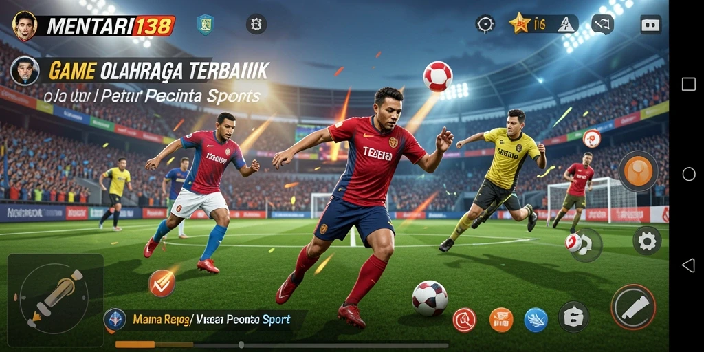 Tangkapan layar MENTARI138 menampilkan aksi seru dalam permainan olahraga.