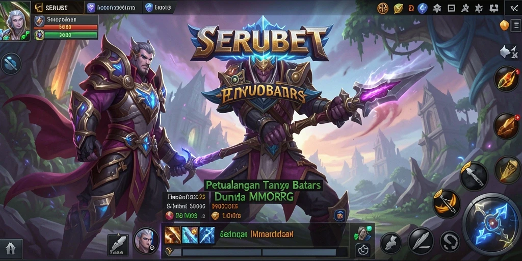 Tampilan gameplay SERUBET yang menawan dan imersif.
